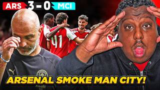 Arsenal DISMANTLE Man City Arsenal 3-0 Man City