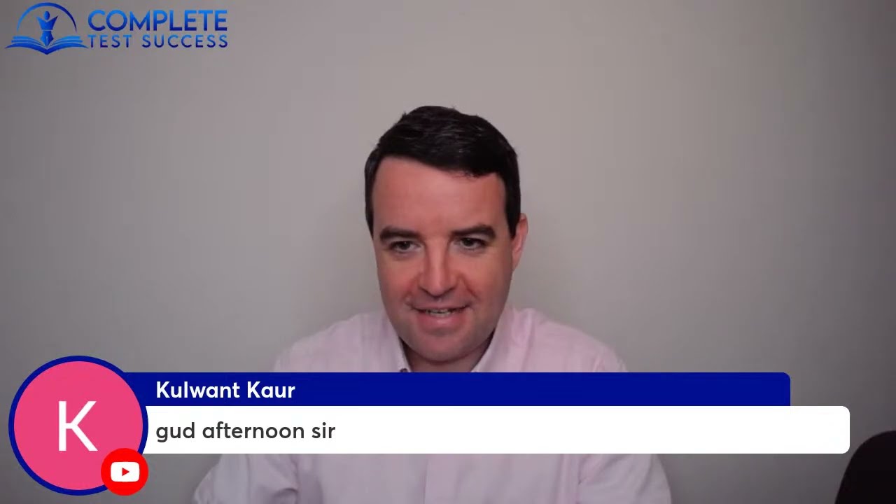 Live IELTS Q&A with Lar Ryan