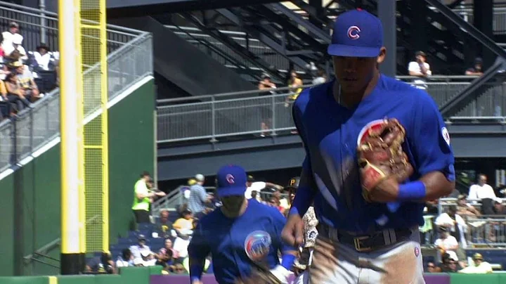 CHC@PIT: Russell turns two unassisted to end inning