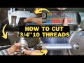 How to cut 3/4 10 bsw thread | Mechanical engineering lathe work | Lathe threading |
