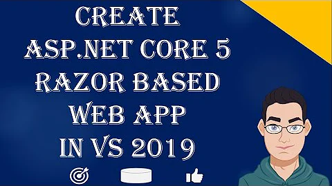 Create ASP.NET Core 5 Web Application Using Razor Pages In Visual Studio 2019 for Beginners