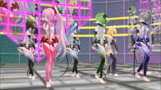 【MMD】Higai Mousou Keitai Joshi【With GUMI and Etc.】