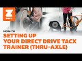 How To Mount a Bike with a Through-Axle Skewer onto a Tacx Trainer | Zwift