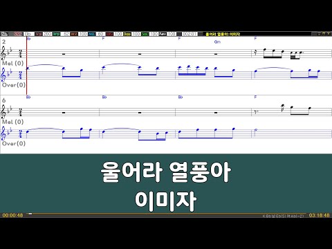 [은성 반주기] 울어라열풍아 - 이미자