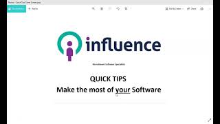 Influence Recruitment Software | Quick Tip 4: Favourite Views