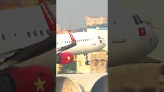 VIETJET A321-200 landing at Hanoi Airport #shorts #plane #a321 #landing #hanoi #vietjet #aviation