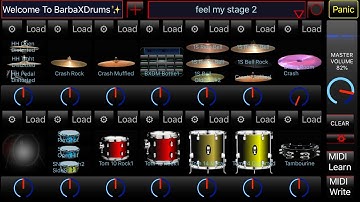 BarbaXDrums Electronic Drum App