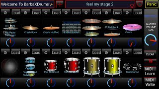 BarbaXDrums Electronic Drum App screenshot 1