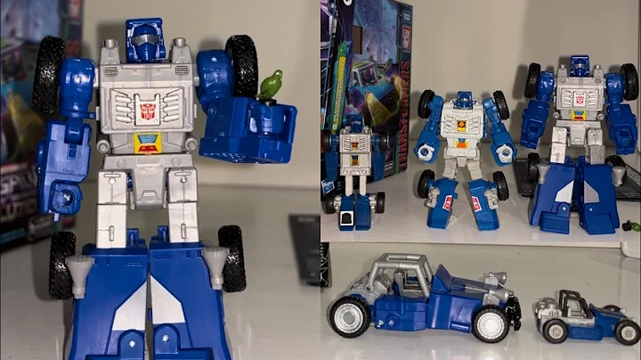 Transformers legacy evolution deluxe class beachcomber review. G1 generations minibot collection