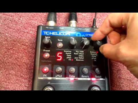 TC-HELICON CREATE-XT FX hardtune - YouTube