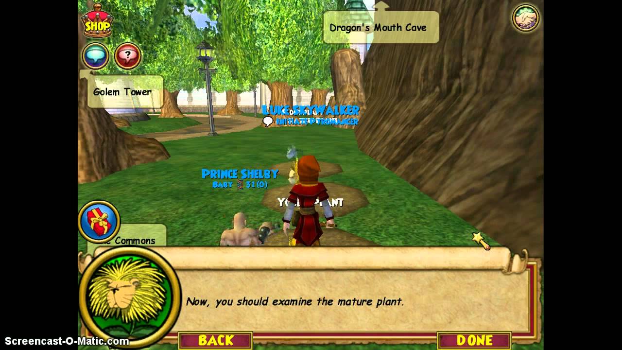 Wizard101 Gardening Tutorial YouTube