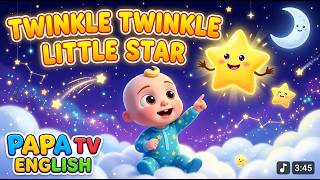 Twinkle Twinkle Little Star 🌟 Sing Along | Kids Songs & Nursery Rhymes | Papa TV English