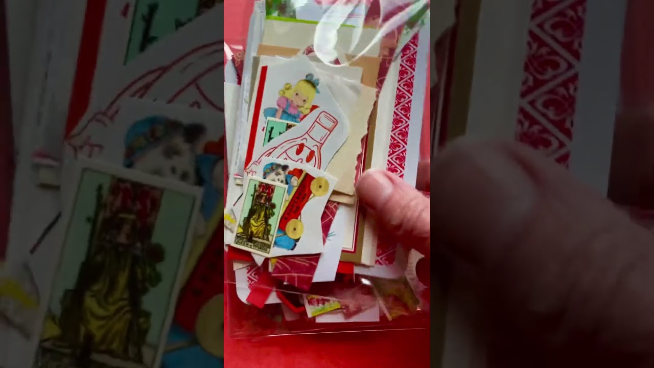 New Red Theme Ephemera Packs available in my store and Etsy. 