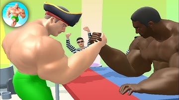 Muscle Rush: All Levels Gameplay Android, iOS New Update - Muscle Rush Part 18 - MarsGaming