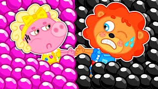 Маша и Леопольд. Соревнование черных и фиолетовых - Серии для всей семьи - Lion Family на русском