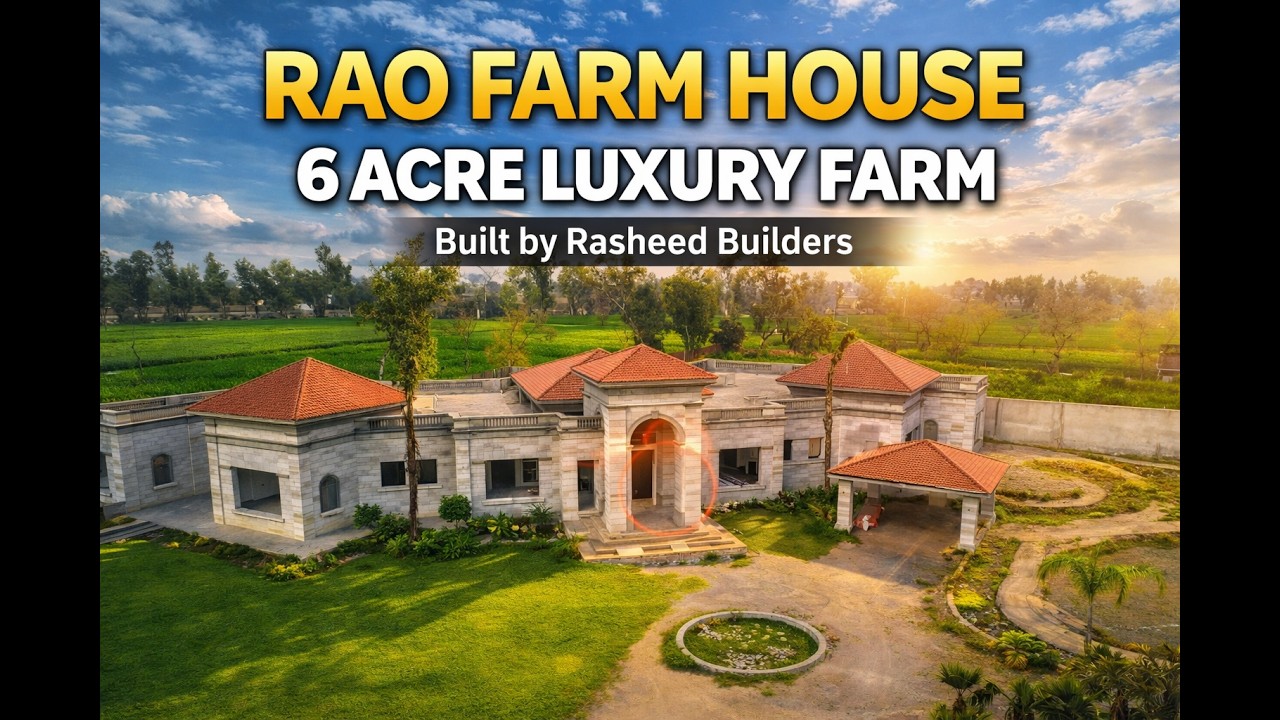 🏡 Rao Farm House Tour | Luxury Farmhouse | Built by Rasheed Builders ...