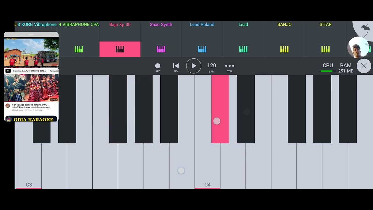 🙏 dine bilanai bhabi thili ga sambalpuri song ❤️ fl studio mobile piano 🎹🎹🎹