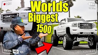 MASSIVE GMC Sierra 1500 on 44 inch Boggers! ORANGE BEACH INVASION
