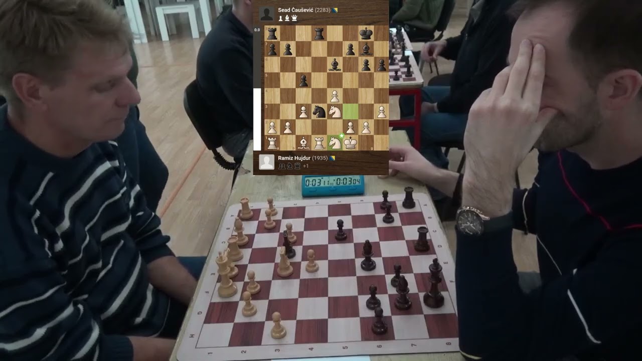 Ramiz Hujdur (1935) v.s. Sead Čaušević (2283) 0:1