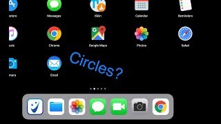How to get Circular icons on apple iPad!