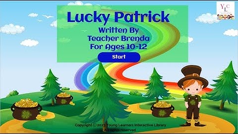 Lucky Patrick for Ages 10 to 12 #stpatricksday  #holiday #irish #elementary #homeschooling #english