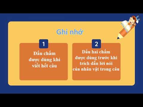 Tuan 32 - LTVC - Đặt và trả lời câu hỏi Bằng gì. Dấu chấm. Dấu hai chấm.