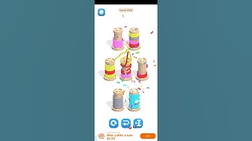 Rope Color Match 3D Level 1418