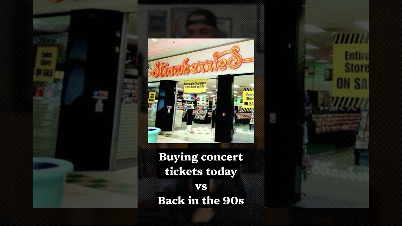 Buying concert tickets today vs back in the 90s! #concerttickets #backinmyday