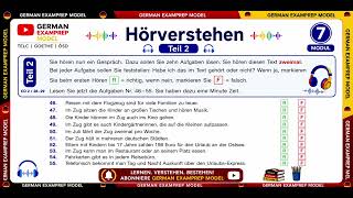 TELC B1 Hörverstehen Module 7 | Complete Listening Practice | Model Test with Answers |
