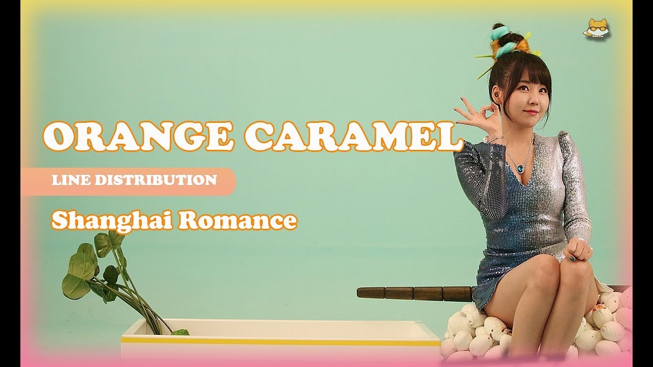 Line Distribution: Orange Caramel - Shanghai Romance (Color Coded)