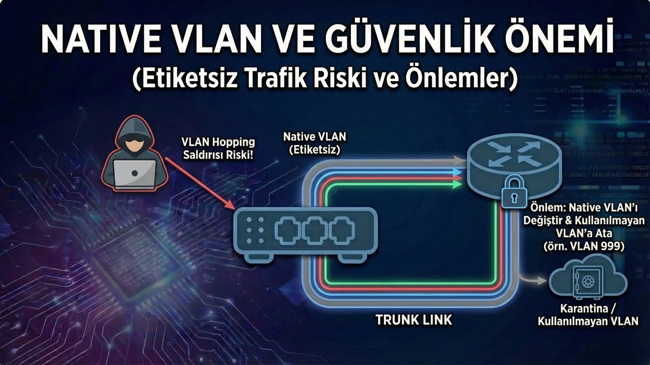 Native VLAN ve Güvenlik Önemi