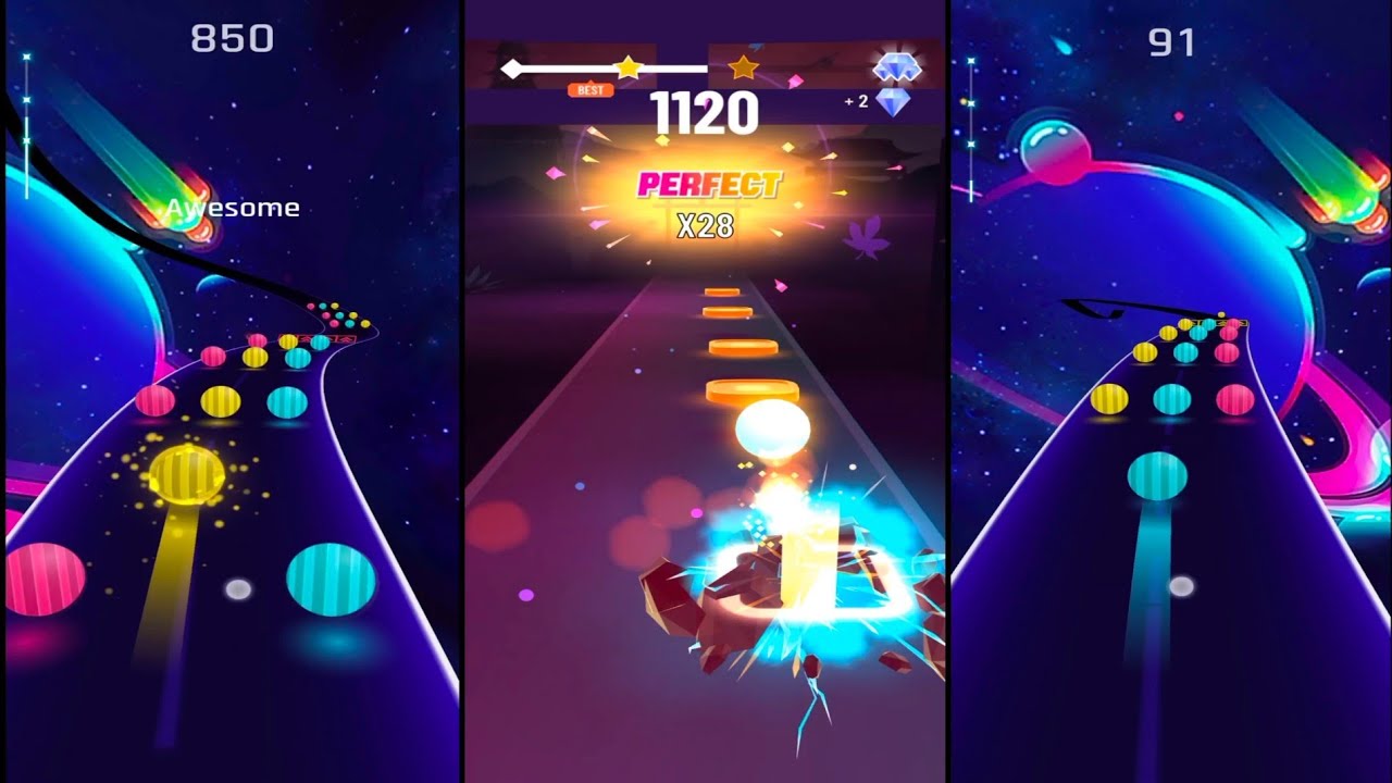 DANCING ROADS, HOP BALL 3D, BEAT ROLLER!! GAMEPLAY!! 🤟