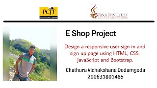 Celebrity Web Project Task 01 | 1st Year | Semester  01 | Java Institute Wealth