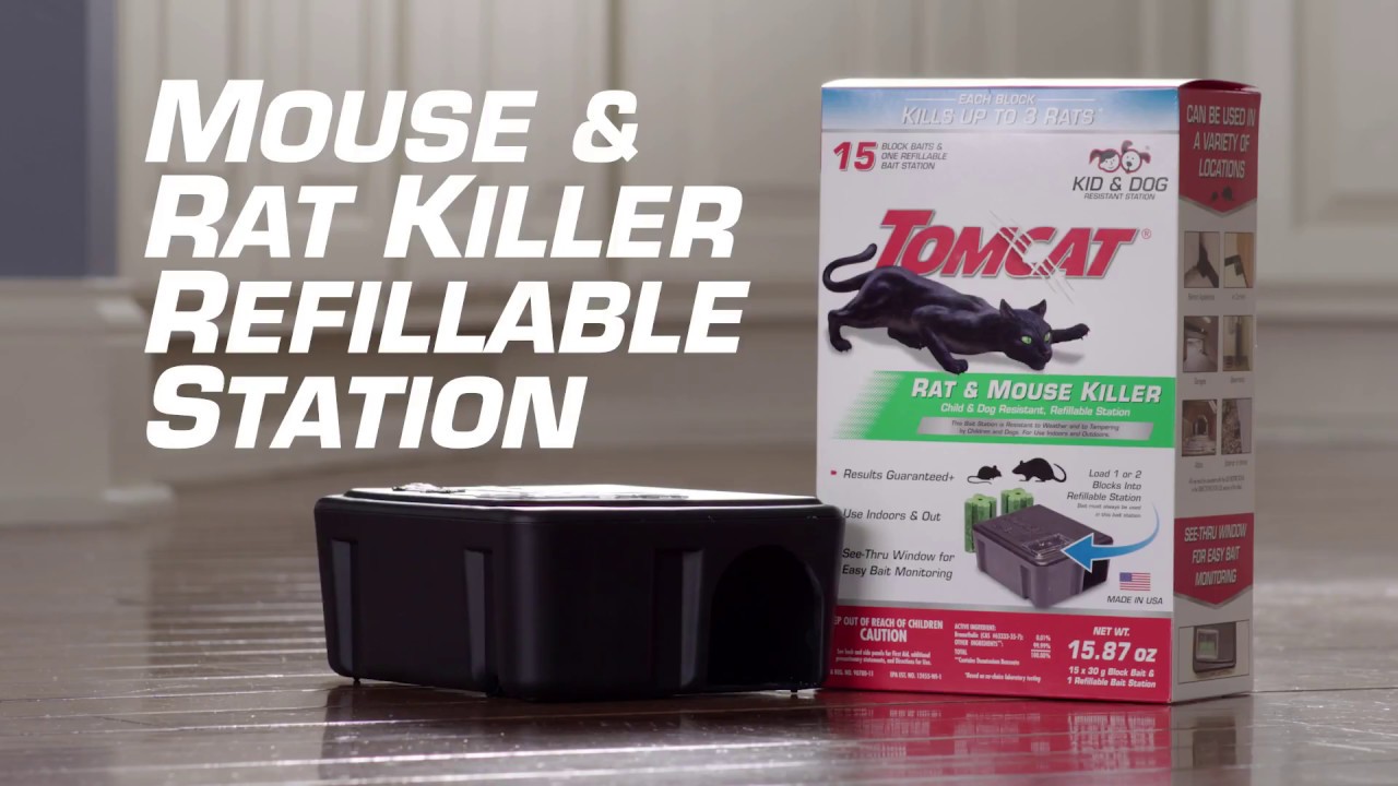 Tomcat® Mouse Killer Refillable Bait Station – PestHQ