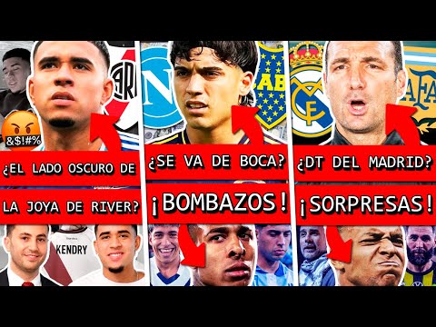 Video RIVER en polémica por KENDRY PAEZ+ BOCA vende a ZEBALLOS por VILLA?+ SCALONI será DT de REAL MADRID?