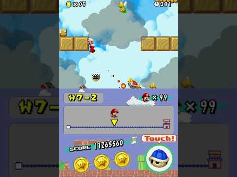 TAS New Super Mario Bros 7 2 100 Fire