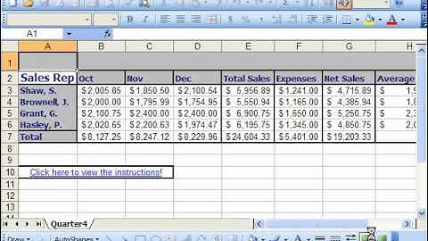Excel 2003 Tutorial Creating Workspaces Microsoft Training Lesson 15.1