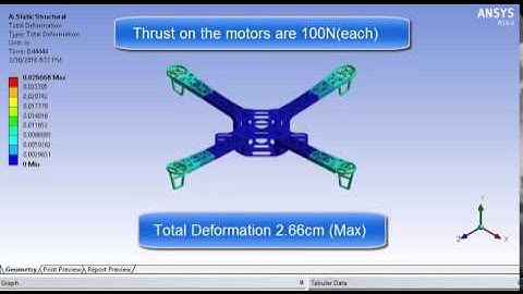 STRESS ANALYSIS OF QUADCOPTER FRAME (F450) ON ANSYS 14.5 WORKBENCH