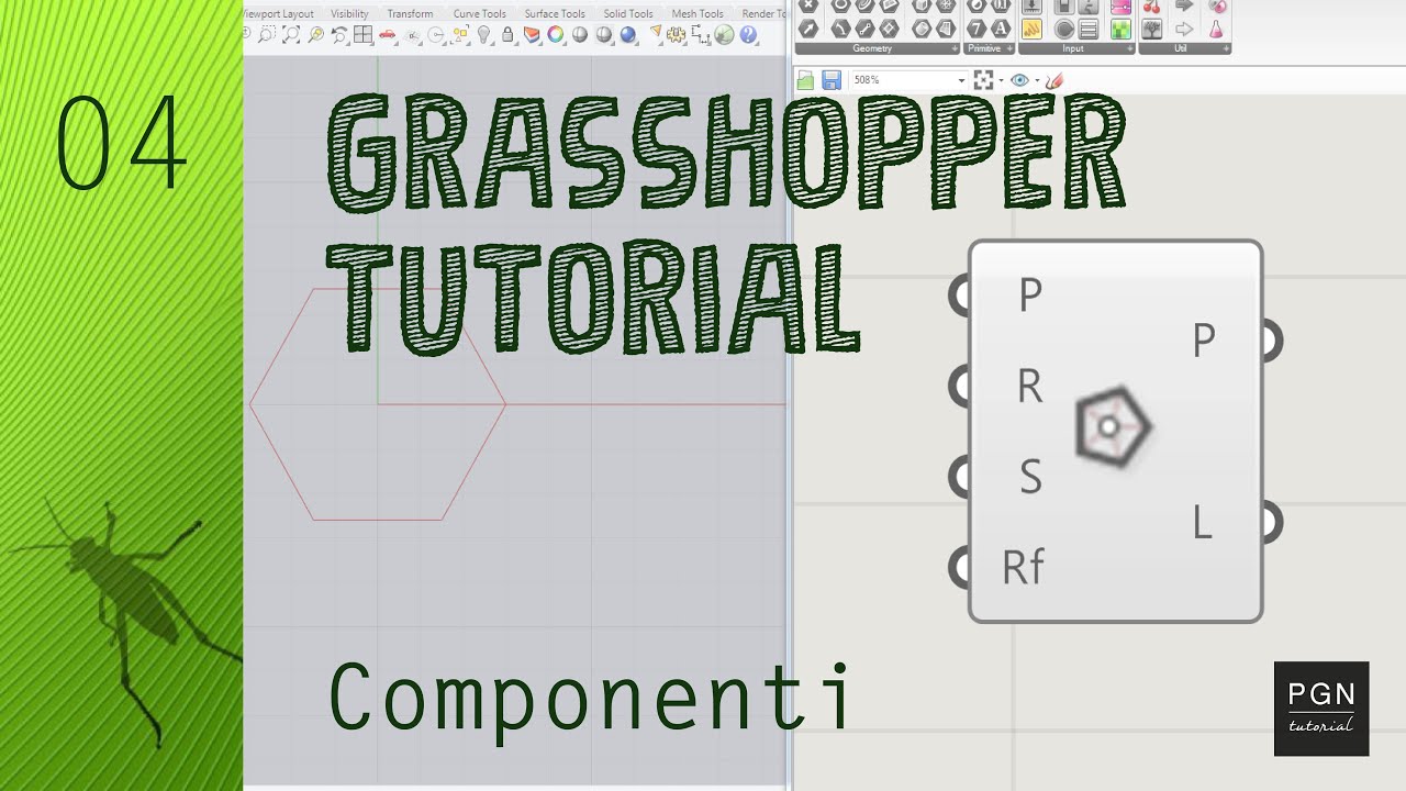 Grasshopper Tutorial #04 (ITA) - Componenti - YouTube
