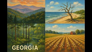 SS8G1 A and B Locate Georgia and Describe Five Geographic Regions