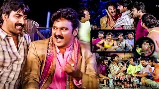 Ravi Teja Gang And Krishna Bhagvaan Full Funny Comedy Scene || Dubai Seenu || WOW TELUGU MOVIES