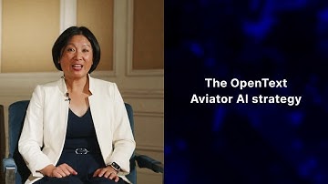 Innovation in 60 seconds: The OpenText Aviator AI strategy
