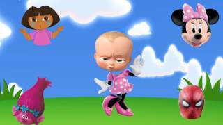 Wrong Heads Mickey Mouse Clubhouse Boss Baby Spiderman Dreamworks Trolls Dora Finger Family Nursery Wrong Heads Mickey Mouse Clubhouse Boss Baby Spiderman Dreamworks Trolls Dora Finger Family Nursery