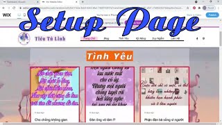 Hướng dẫn trình bày Page cho Website - Tạo Website Free với Wix nâng cao (Phần 4) - An Pham Official
