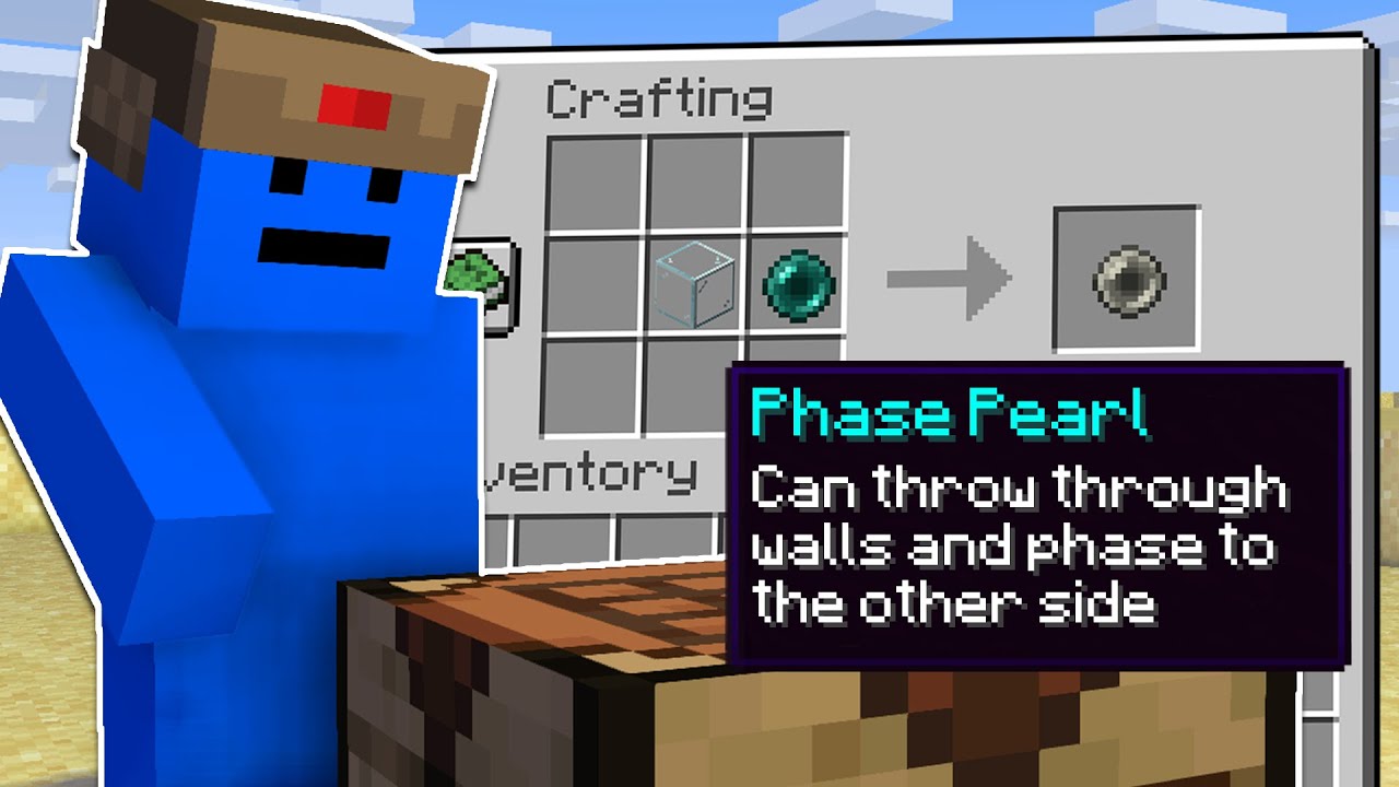 Minecraft Manhunt, But There's Custom Ender Pearls - youtube