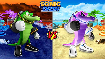 SONIC DASH - VECTOR vs GHOST VECTOR SCARY GAMEPLAY GHOST MODE