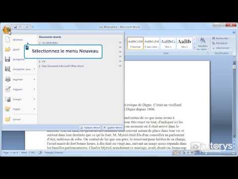 Vidéo: Comment Ouvrir Un Document Microsoft Word