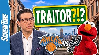 ELMO IS A TRAITOR!!! Schein sounds off on native New Yorker Elmo not pulling for Knicks!!!