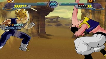 Vegeta VS Super Buu (CPU VS CPU) - Dragon Ball Z Infinite World