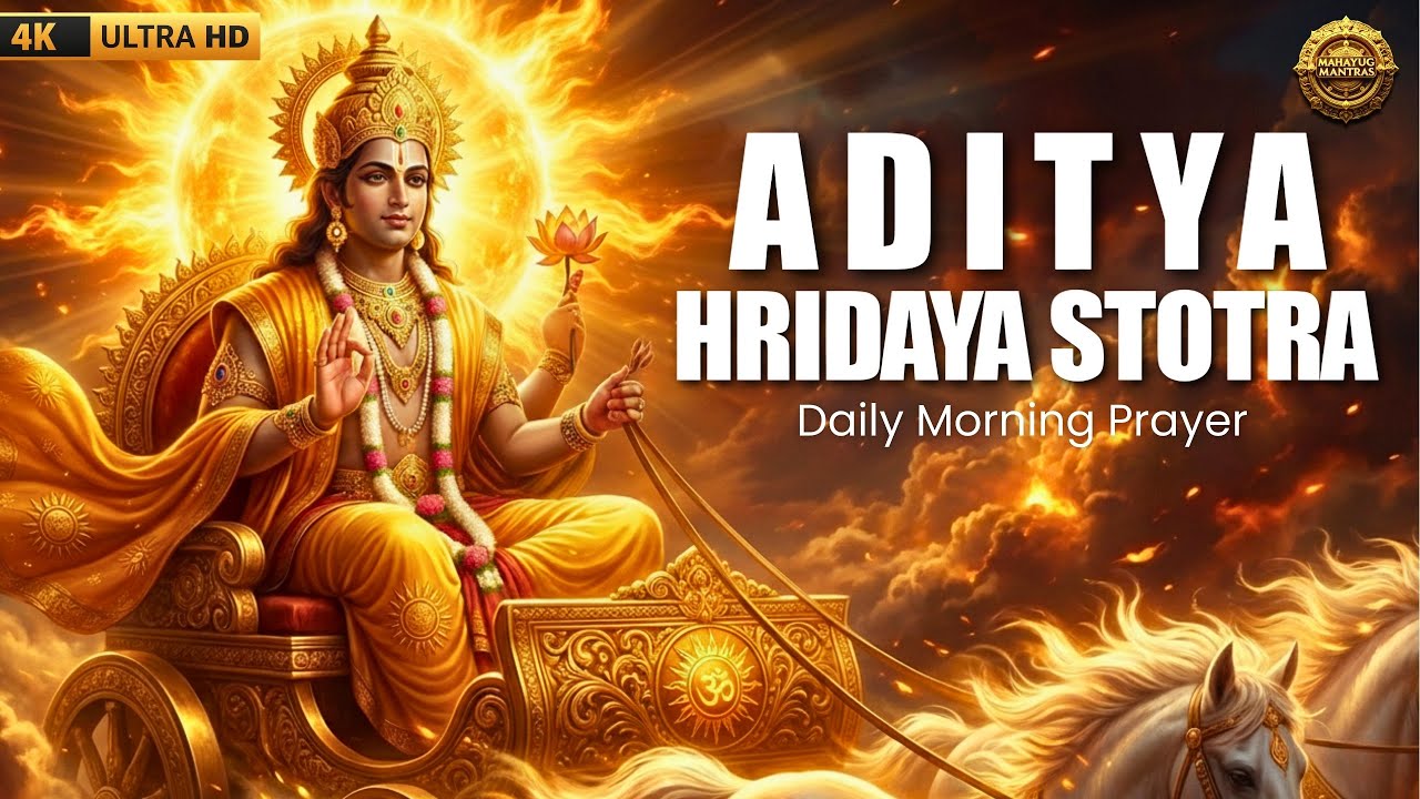 🔴Full Aditya Hridaya Stotram (Surya Mantra) for Health, Energy, and Success | Ultimate Morning Chant
